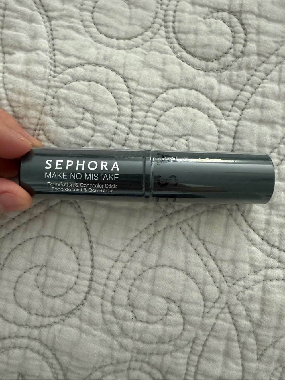 Sephora Make No Mistake Foundation & Concealer Stick — Gray